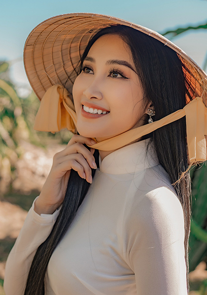 Đoàn Hồng Trang - thí sinh Việt thi Miss Eco International. Ảnh: Cao Huy,