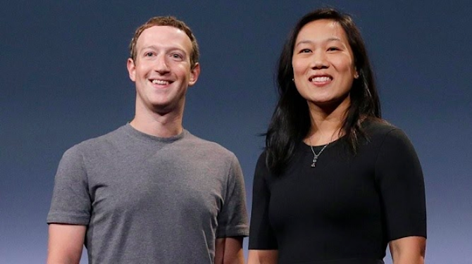 Mark Zuckerberg và Tiến sĩ Prisilla Chan thành lập quỹ Chan Zuckerberg vào năm 2016 với khoản tài trợ 4 tỷ USD. Ảnh: WKRC.