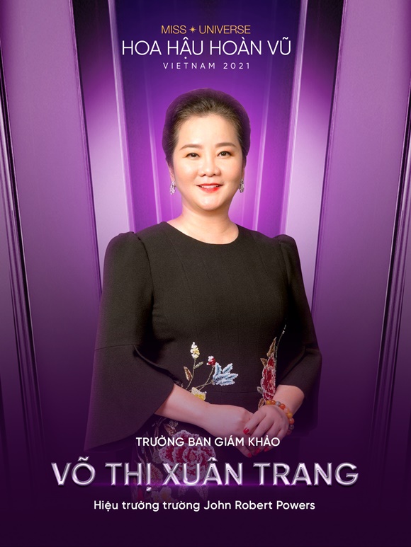 Ms Vo Thi Xuan Trang Truong Ban Giam Khao Hoa Hau Hoan Vu Viet Nam 2021